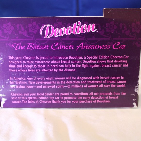 Chevron Car “Devotion” 2009 Special Edition Breast Cancer Awareness - Picture 3 of 3